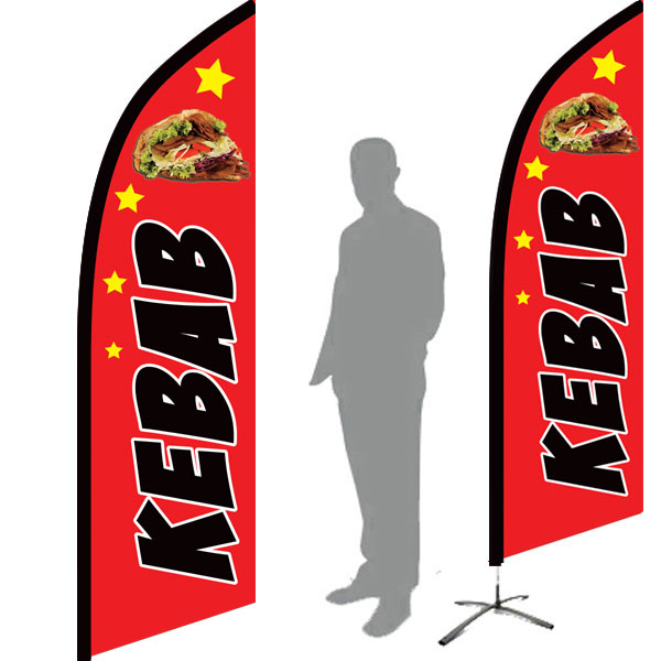 drapeau kebab oriflamme kebab