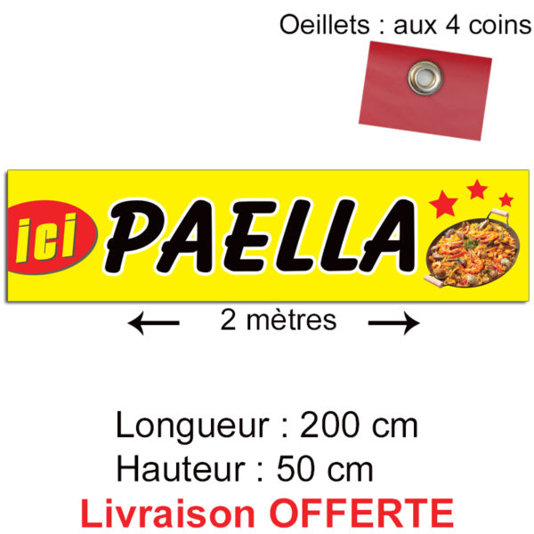 Banderole paella