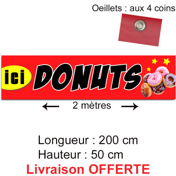 banderole donuts