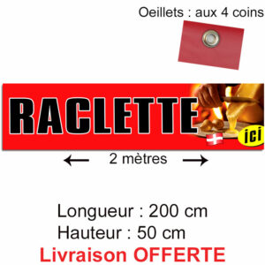 banderole raclette fromage