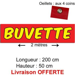 banderole buvette