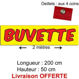 banderole pour buvette