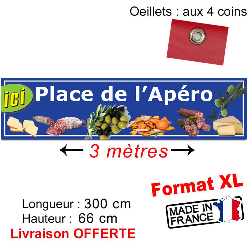 banderole place apéro